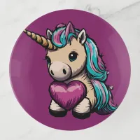 Cute Unicorn Trinket Tray