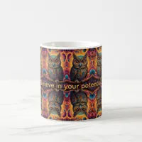 Cosmic Owl of Wisdom Coffee Mug