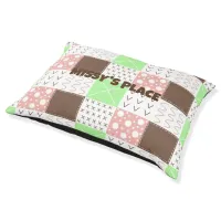 Personalized Boho Pattern Pet   Pet Bed