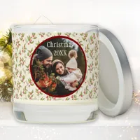 Family Photo on Mistletoe, Vanilla Scented Candle