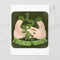 1234 Thumb War! Postcard