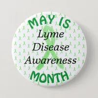 May is Lyme Disease Awareness Month Button