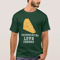 Wisconsinites Love Cheese Special Font Unisex T-Shirt