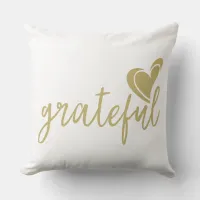 grateful heart throw pillow