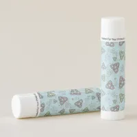 Blue Winter Celtic Knots and Snowflakes Lip Balm