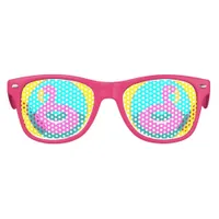 Flamingo Float Beach Lover Summer Pool Party Kids Sunglasses