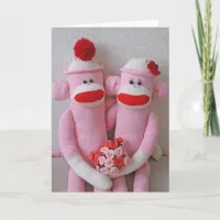 K&K Sock Monkeys Card