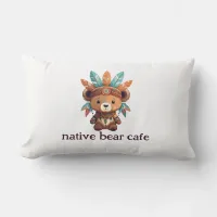 Native American Bear Lumbar Pillow