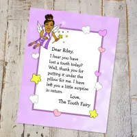 Letter from the Tooth Fairy