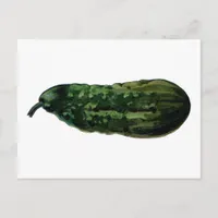 cucumber vintage postcard