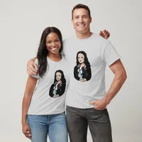 Mona Lisa and Her Boston Terrier T-Shirt