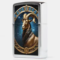 Capricorn astrology sign zippo lighter