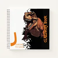 Ferocious Dino T-Rex Kids Notebook