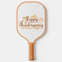 Happy Thanksgiving Carbon Fiber Pickleball Paddle