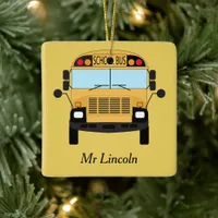 Thank You for Being a Great Teacher Award Ceramic Ornament