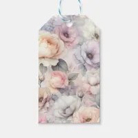 Elegant Rose Blossoms Gift Tags