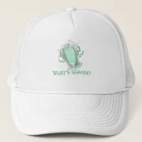 Funny Dancing Milkshake Cartoon Slogan  Trucker Hat