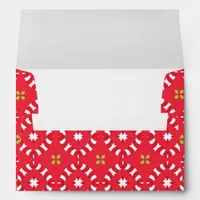 Christmas Holiday Charm Pattern 04 -  Envelope