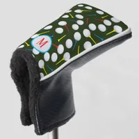 Golfer Modern Patterned Monogram Golf Head Cover