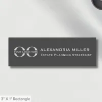 Magnetic Name Tag with Custom Logo