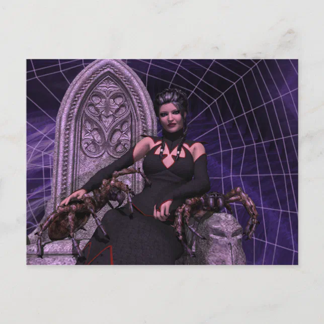 Black Widow Postcard