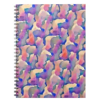 Multicolored Watercolor Pattern - Notebook