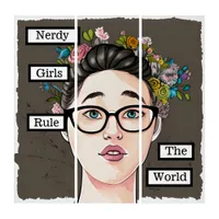 Nerdy Girls Rule the World Triptych