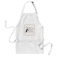 Jingle Bells Funny Christmas Wine Quote Adult Apron