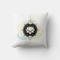 *~* Blush Moon Lotus Stars Path to Nirvana Throw Pillow