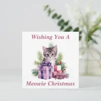 Kitty Christmas Card