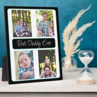 Personalized Best Daddy Ever Photo  Plaque