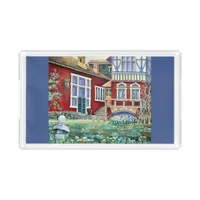 Sweden, Traditional Landscape Acrylic Tray