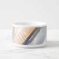 Modern Abstract Art Brushstrokes Bowl