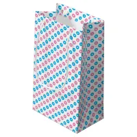 Pink and Blue Rings Small Gift Bag