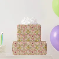 Pretty Spring Floral Botanical Boho Party Cute Wrapping Paper