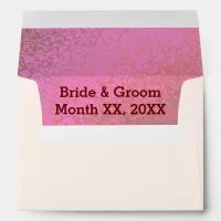 Personalized Bride & Groom Greeting Card Envelope