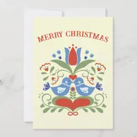 Lovebirds and Blossoms Christmas Cards