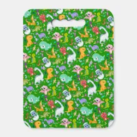 Cute Dinosaur Pattern on Green | Seat Cushion