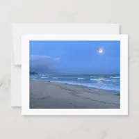 Beach Photography Dusk Landscape Postcard