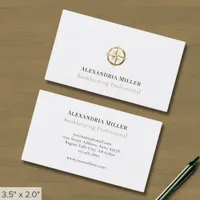 Professional Bookkeeper Business Card