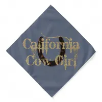 Rustic California Cowgirl Bandana