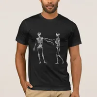 Skeleton Love Funny Vintage Anatomy Illustration T-Shirt