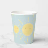 Happy Yellow Sun Gender Neutral Party Paper Cups