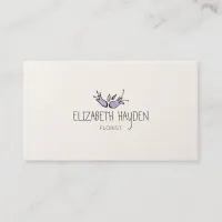 watercolor Floral business card