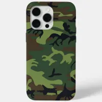 Military Green Camouflage iPhone 15 Pro Max Case