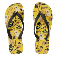 Crazy Print Flip Flops