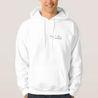 They Them in Script Hoodie