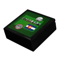 Map and Picture Text of Colorado Gift Box