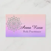 *~* Energy Healer Reiki Yoga Massage Meditation Business Card