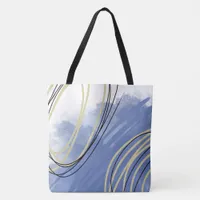 Abstract Beach-inspired Tote Bag